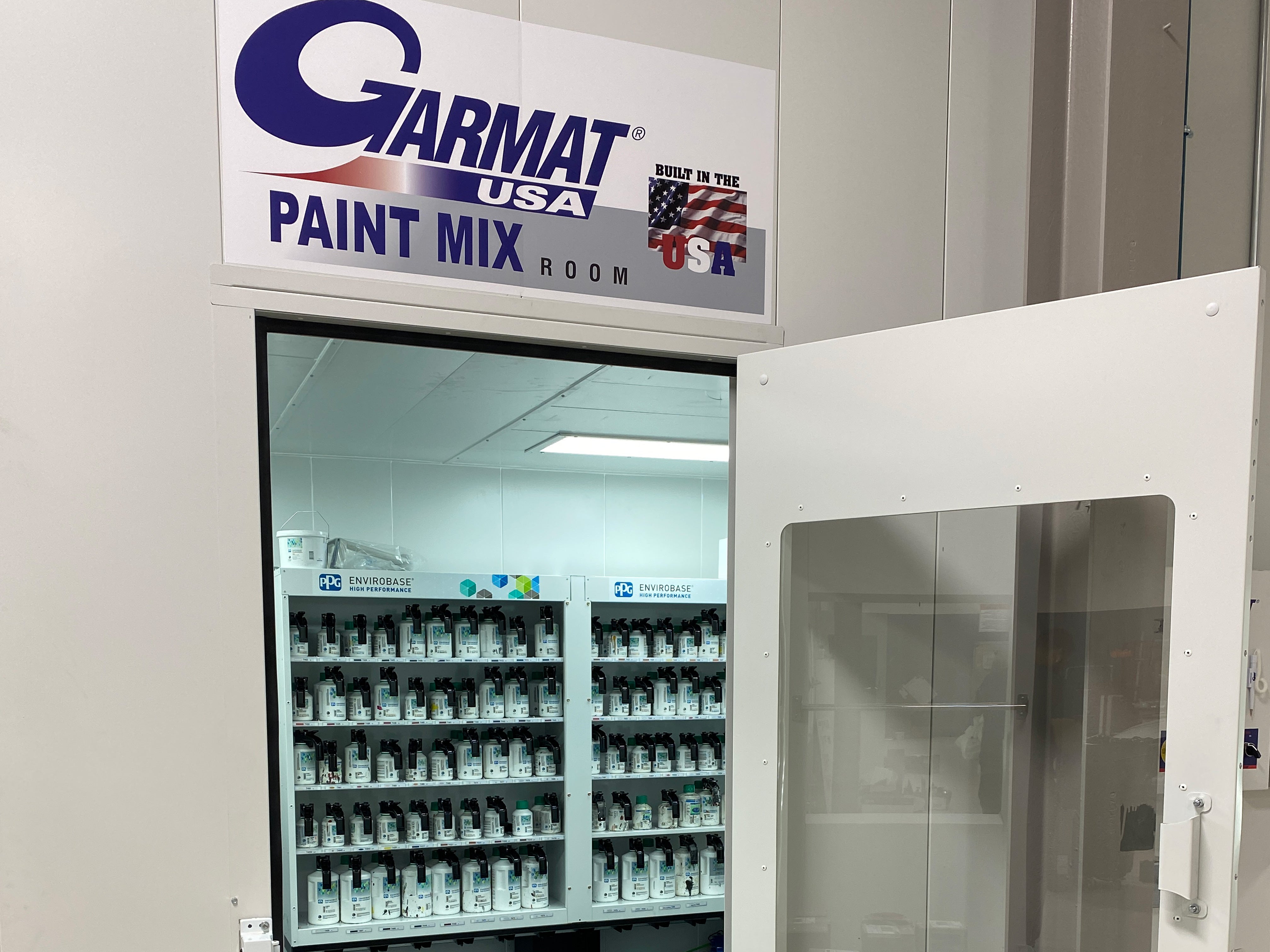 Direct Collision Paint Mix Booth